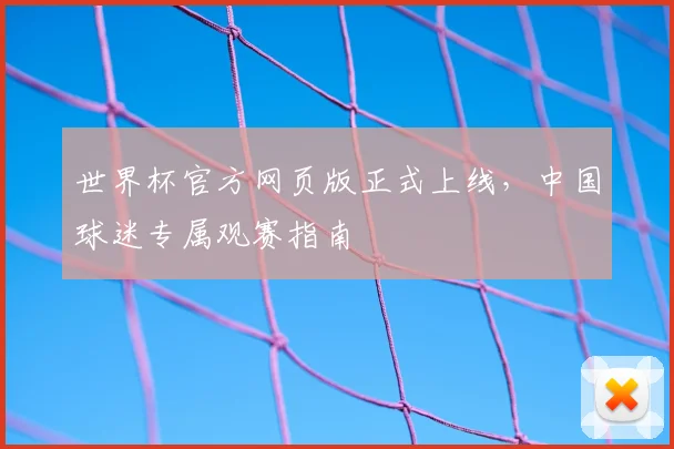 世界杯官方网页版正式上线,中国球迷专属观赛指南